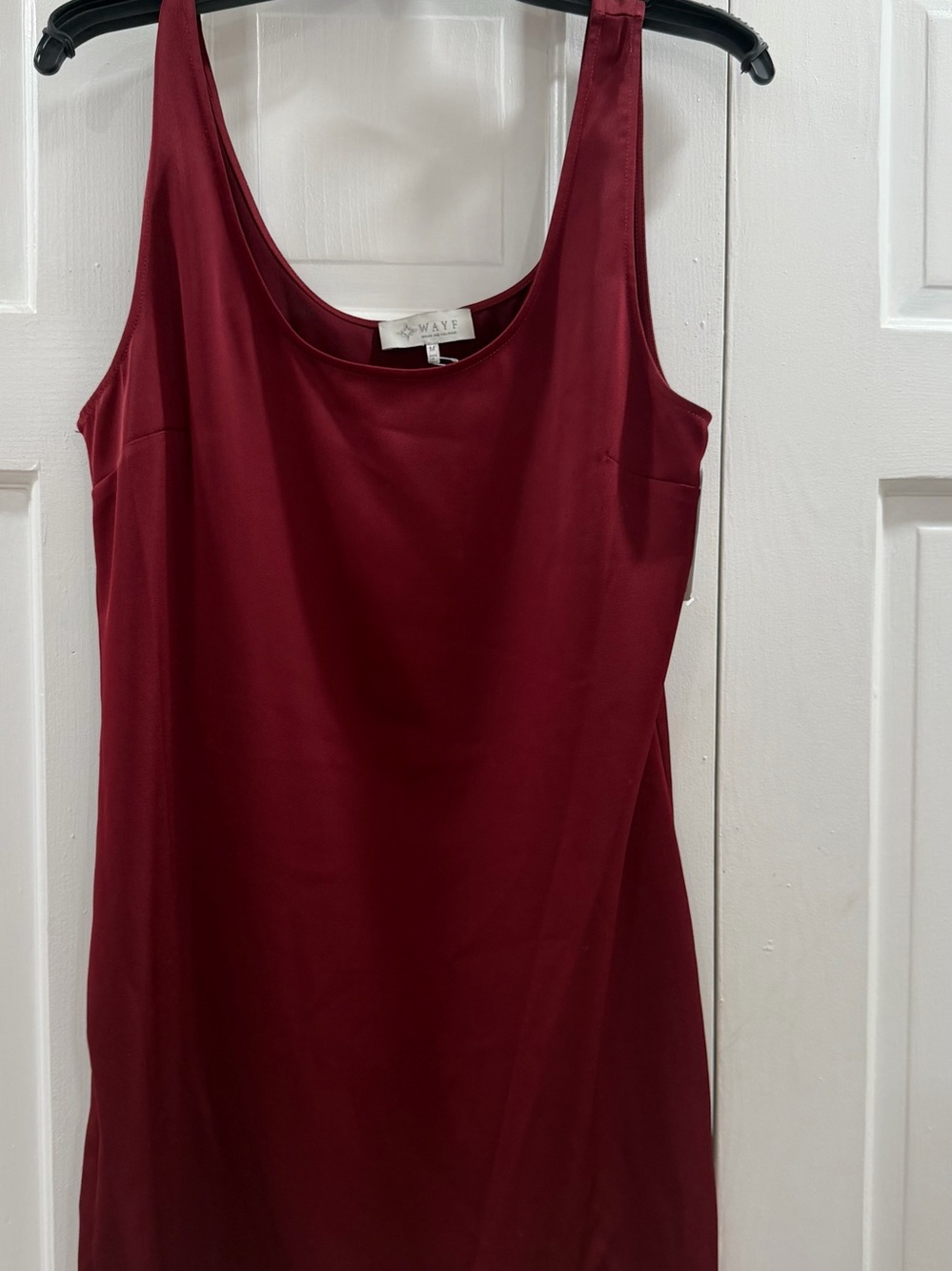Wayf Scoop Neck Camisole - Wine